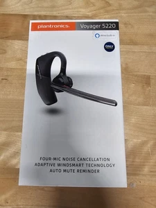 POLY Plantronics Voyager 5220 Noise Cancelling Bluetooth Headset - New Open Box  - Picture 1 of 2