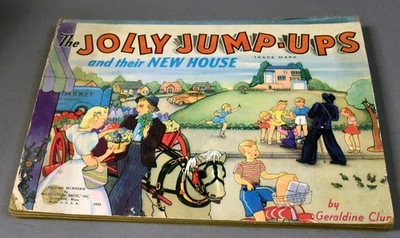 Their New House Jolly Jump Up Children's Illustrated Pop Up Book 1939-GMFB Foto 1 de 4