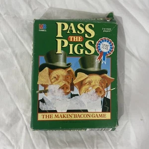 Vintage 1984 Pass The Pigs Board Game MB HASBRO Unused Condition - Picture 1 of 6