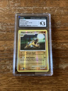 Pokémon EX Majestic Dawn #21/100 Hippowdon 2008 holograma inverso CGC 9,5 calificado - Imagen 1 de 3