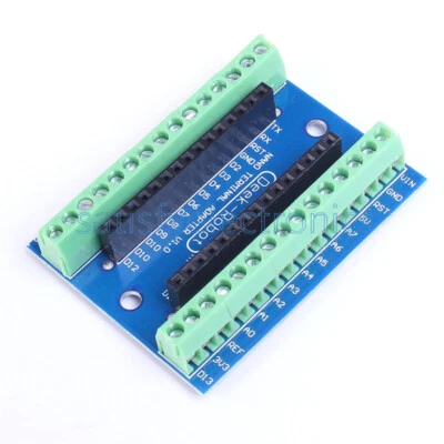 Nano Terminal Adapter for the Arduino Nano V3.0 AVR ATMEGA328P-AU Module Board - Image 1 of 4