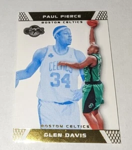 2007-08 Topps Co-Signers Gold Blue #94 Glen Davis Paul Pierce RC Rookie #D /89 - Bild 1 von 3