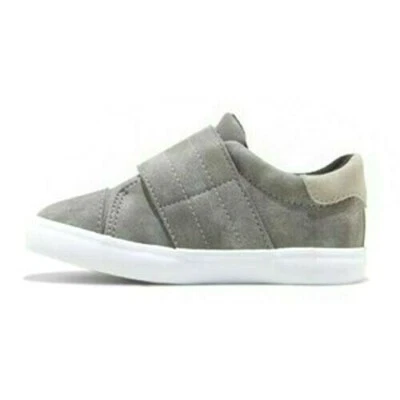 Cat & Jack Gris Lorenzo Niños Infantil Piel Sintética Slip-On Verano Zapatos Nwt - Imagen 1 de 2