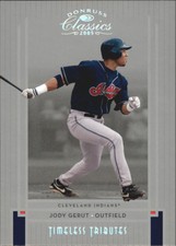 2005 Donruss Classics Timeless Tributes Silver Baseball Card #9 Jody Gerut /100