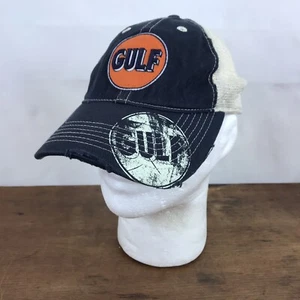 GULF Cotton Blend & Mesh Snapback Baseball Hat Cap - Picture 1 of 8