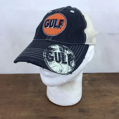 GULF Cotton Blend & Mesh Snapback Baseball Hat Cap  - Image 1 of 4