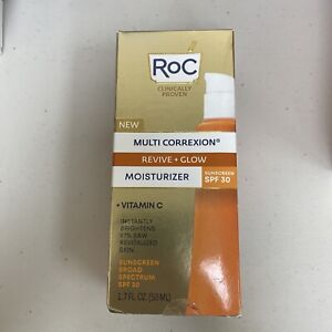 RoC Multi Correxion MOISTURIZER SPF 30 Revive Glow Vitamin C  1.7oz Exp 10/24