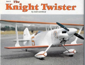 1/3 Scale KNIGHT TWISTER 70 inch Wing Span   RC AIrplane Printed Plans    - Picture 1 of 1