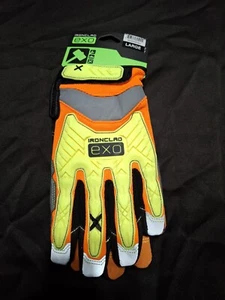 Ironclad Performance Wear Exo-Hzi-05-L Hi-Vis Mechanics Gloves, LARGE - Picture 1 of 2