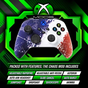 XBOX ONE SERIES RAPID FIRE CONTROLLER - CHAOS ANTI RECOIL MOD - Aimer La France - Picture 1 of 8
