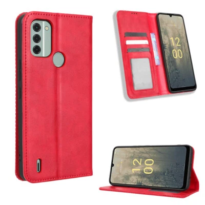 For Sharp Rouvo V Luxury PU Leather Magnetic Flip Wallet Case + Screen Protector - Image 1 of 4