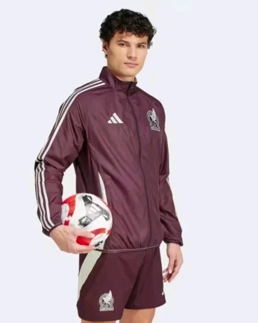 Adidas Mexico Jacket Men's Small Copa FMF Reversible Anthem 2024 America IW2922