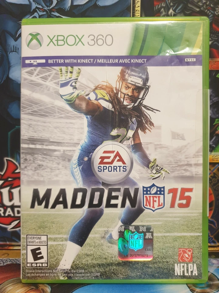 Xbox 360 Madden 15 Kinect NFL Football Video Game EA Sports Works Perfect - Image 1 of 3