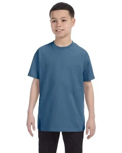 Gildan Youth Heavy Cotton Stylish T Shirt Casual Plain T-Shirt - G500B - Picture 1 of 51