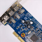 Being sold AS-IS Rauscher IOI 4343T IEEE 1394 FireWire Host PCI Controller Card