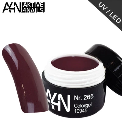 Trendline Color 265 Dunkelrot 5ml Farbgel LED/UV Colorgel Kirschrot Nagelgel - Bild 1 von 2