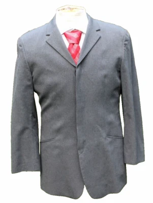 Blazer de Colección Emporio Armani Para Hombre Mezcla de Lana Oculto 3 Botones Gris • Italia • 40R EE. UU. Foto 1 de 4