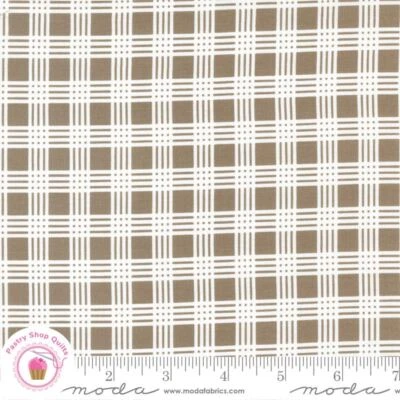Moda LOVESTRUCK 5194 16 Brown Bramble Check Plaid LELLA BOUTIQUE Quilt Fabric - Image 1 of 4