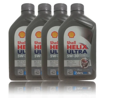Shell Helix Ultra ECT C3 5W-30r Motoröl , BMW LL04, Dexos2,  4 x 1 Liter - Bild 1 von 3