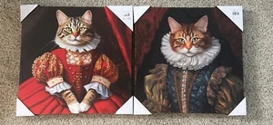 Royal animal portrait cat boy or girl Renaissance Victorian Canvas Price For1 - Picture 1 of 5