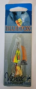 Vintage Blue Fox Vibrax Foxtail Spinner (Size 0) 7/64 oz Color Is Firetiger New - Picture 1 of 6