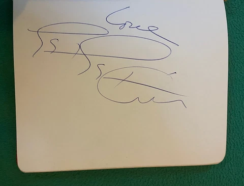 Eartha Kitt  Signed 1970 -American Signer  - Open House  BBC Radio 2 Show Cover