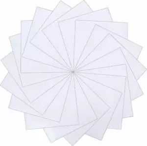 "Juego de película de vinilo de letrero autoadhesivo blanco premium de 20 hojas - 12""x12" - Imagen 1 de 9
