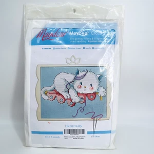 MAYDEAR PUNTO CROCE DK007 GATTINO-SIGILLATO-NOS-NUOVO-ARTIGIANATO-HOBBY-GATTI-ANIMALI DOMESTICI - Foto 1 di 8