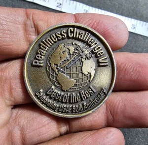 Air Force Readiness Challenge VI USAF 50th Anniversary challenge coin Token Meda - Picture 1 of 9