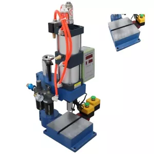 2205Lbs Pneumatic Punch Press Machine Hole Puncher 110V 3.9-1.9in Two Controller - Picture 1 of 24