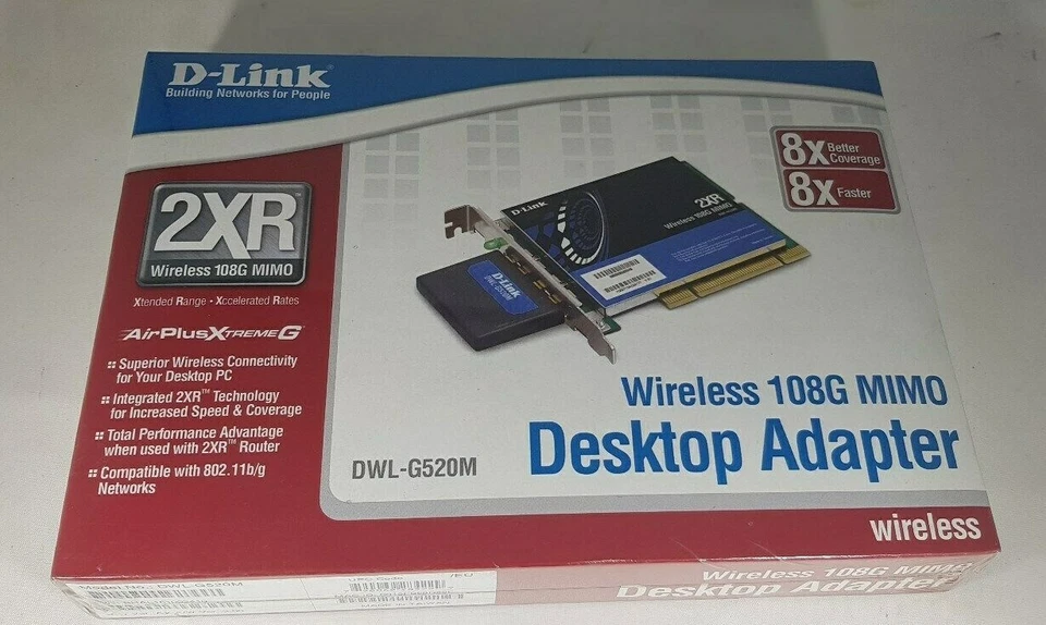 D-link DWL-G520m  Wireless 108G Desktop Adapter - Immagine 1 di 1