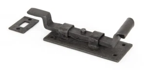 Bienenwachs 4" geschmiedete gekröpfte Fischschwanztür/Fensterriegel - nach außen öffnende Türen - Bild 1 von 1