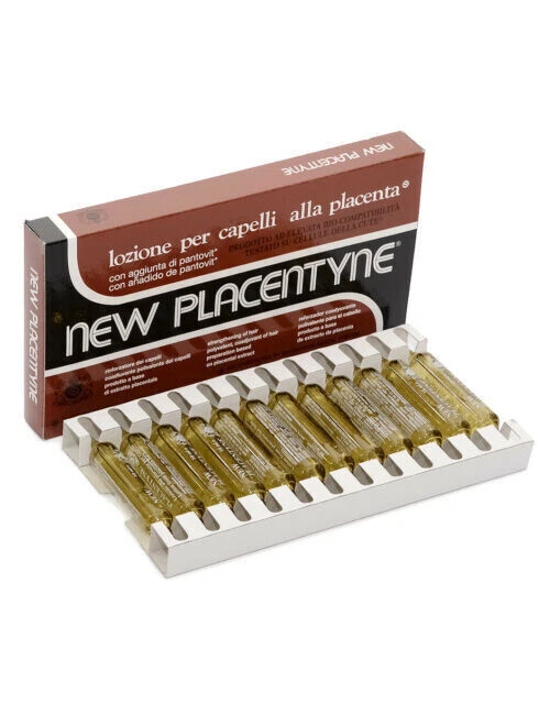 Placentyne 72 Fiale da 10ml Linea Italiana Lozione per Capelli alla Placenta