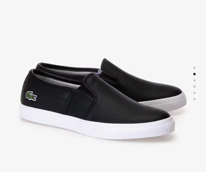 LACOSTE Tatalya 119 2 P CFAWomens Black Leather LifestyleShoes Size 8 - Picture 1 of 5