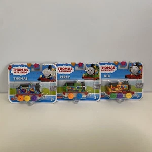Thomas & Friends CELEBRATION Set of 3 Engines THOMAS PERCY NIA Metal Engine NEW - Picture 1 of 4