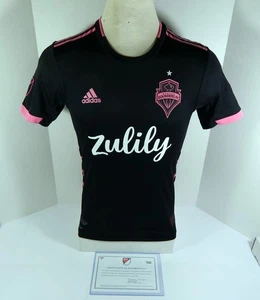 2019 Seattle Sounders FC Joevin Jones #33 Game Used Sign Black Jersey S 317 - Picture 1 of 8