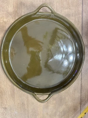 Hearth & Hand  Serving Platter  Dark Green Two Handles 12.5” Magnolia - Image 1 of 4