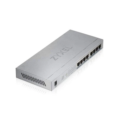 Zyxel 8 Port Gigabit Unmanaged 8 x PoE+ with 60 Watt Budget, UK Plug - Image 1 of 4