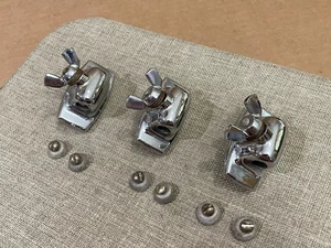 Ludwig 60s 70s Vintage Standard Model Floor Tom Leg Mount Bracket Set - Picture 1 of 9