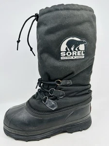 Sorel Kaufman Vintage Winterstiefel Damen 8 Filz Thermoeinlagen schwarz Ripstop - Bild 1 von 12