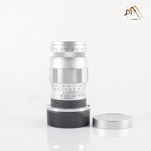 Leica Elmar M 90mm/F4.0 E39 Ver.II V2/ 3 Elements Silver Lens Yr.1965 #11546 - Picture 1 of 9