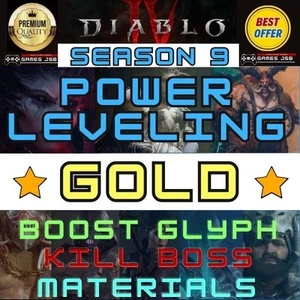 DIABLO 4 TEMPORADA 9 BOOST XP 1-60 PARAGON, GLIFO - Imagen 1 de 1