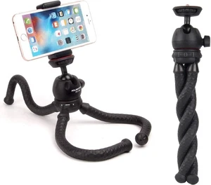 Mini Flexible Tripod Phone Tripod Tabletop Octopus Portable Bendy Tripods for Ca - Picture 1 of 7