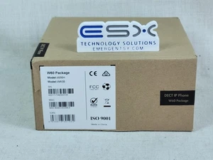 In Factory Box - Yealink W60P Package Cordless DECT IP Phone W56H w/ W60B - Picture 1 of 2