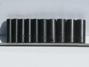 CRAFTSMAN + PITTSBURG 10 Piece Metric 3/8" Dr. Deep Impact Socket Set - Picture 1 of 6