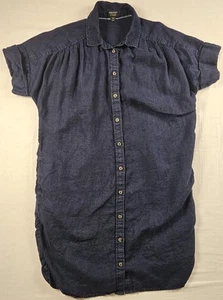 J. Camicia CREW Baird McNutt irlandese 100% lino vestibilità rilassata taglia extra small - Foto 1 di 6