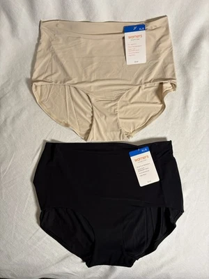 NUEVO Calzoncillos Warners Suave Sin Pellizcos 2 Pares Corte Alto Cintura Alta XLarge 8 Foto 1 de 4