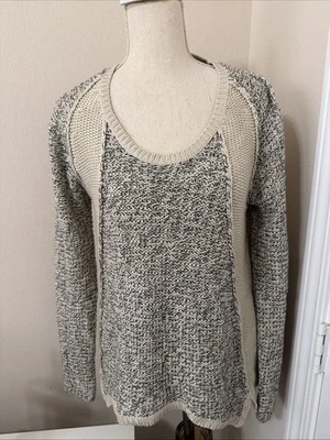 Suéter para mujer Quinn beige mediano manga larga Foto 1 de 4