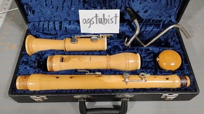 Grabadora de bajos Moeck Meisterstuck, con estuche rígido (sistema alemán, almohadillas nuevas) Foto 1 de 4