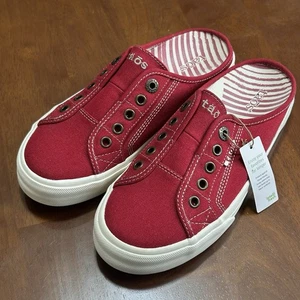 Taos EZ Soul Damen 7 rote Schuhe Sneaker Canvas flexibel & robust Slipper neu ohne Karton - Bild 1 von 12